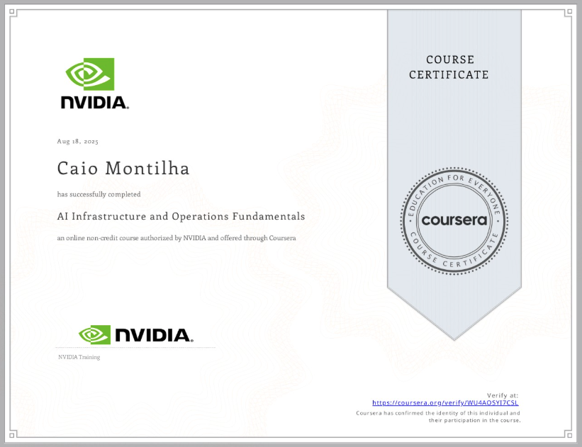 NVIDIA AI Infrastructure and Operations Fundamentals