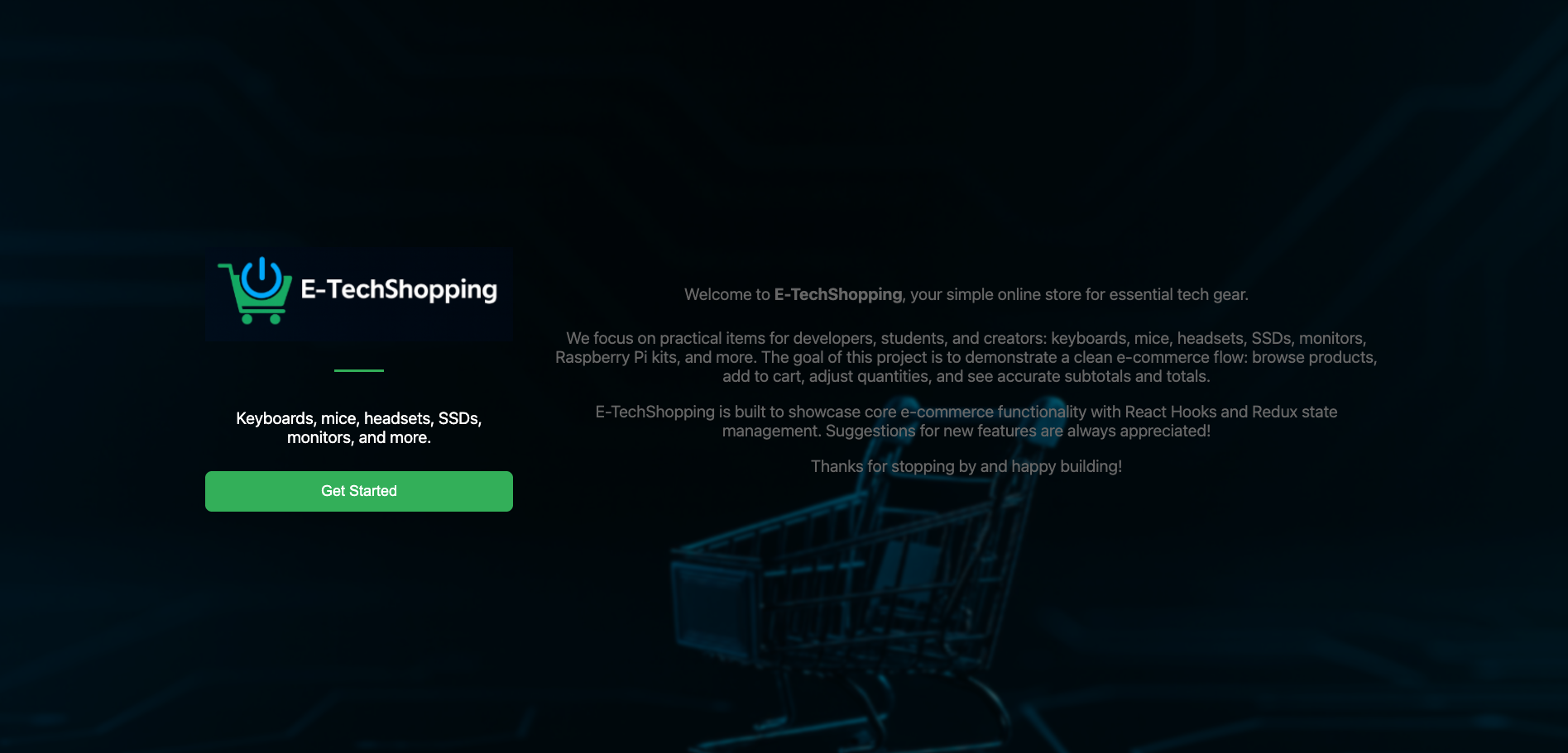 Landing Page